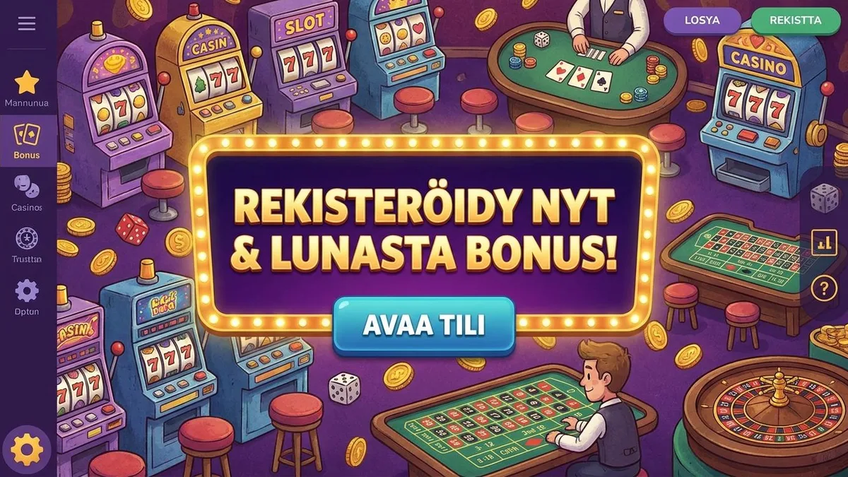 Rekisteröidy bonuksella
